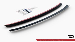 Heck Spoiler Aufsatz Abrisskante passend für BMW 7 G11 / G12 schwarz Hochglanz