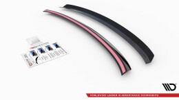 Heck Spoiler Aufsatz Abrisskante passend für BMW 7 G11 / G12 schwarz Hochglanz