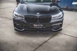 Street+ Spoilerlippe Front Ansatz V.1 passend für BMW 7 M-Paket G11 /G12 schwarz Hochglanz