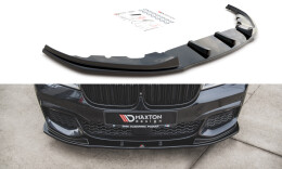 Cup Spoilerlippe Front Ansatz V.2 passend für BMW 7 M-Paket G11 /G12 schwarz Hochglanz