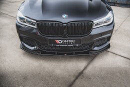 Cup Spoilerlippe Front Ansatz V.2 passend für BMW 7 M-Paket G11 /G12 schwarz Hochglanz