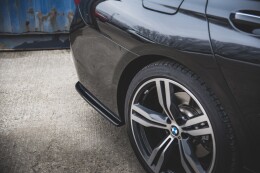 Mittlerer Cup Diffusor Heck Ansatz für BMW 7 M-Paket G11 schwarz Hochglanz