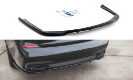 Mittlerer Cup Diffusor Heck Ansatz DTM Look passend für BMW 7 M-Paket G11 /G12 schwarz Hochglanz