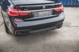 Mittlerer Cup Diffusor Heck Ansatz DTM Look passend für BMW 7 M-Paket G11 /G12 schwarz Hochglanz