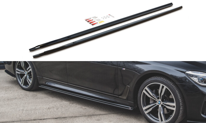 Seitenschweller Ansatz passend für BMW X3 G01 M Paket schwarz Hochglanz  günstig im Online-Shop von MM-Concetps kaufen