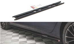 Seitenschweller Ansatz Cup Leisten V.1 passend für Seat Leon FR Mk4 / Cupra Leon schwarz Hochglanz