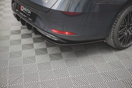 Heck Ansatz Flaps Diffusor für Seat Leon Mk4 schwarz...