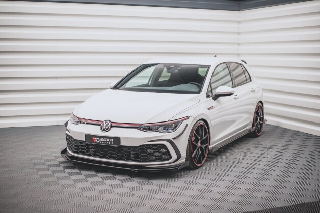 Stoßstangen Flaps Wings vorne Canards passend für VW Golf GTI Mk8