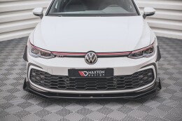 Stoßstangen Flaps Wings vorne Canards für VW Golf 8 GTI