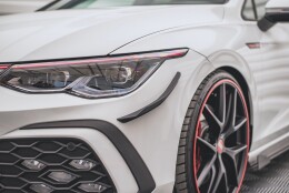 Stoßstangen Flaps Wings vorne Canards passend für VW Golf GTI Mk8