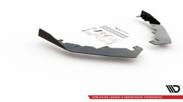 Front Stoßstange Flaps passend für VW Golf 8 GTI FLAPS HOCHGLANZ