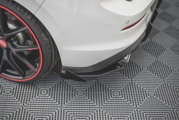 Hintere Seiten Flaps für VW Golf GTI / GTE / R-Line Mk8 schwarz Hochglanz