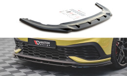 Cup Spoilerlippe Front Ansatz V.2 passend für VW Golf GTI Clubsport Mk8 schwarz Hochglanz