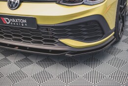 Cup Spoilerlippe Front Ansatz V.2 passend für VW Golf GTI Clubsport Mk8 schwarz Hochglanz