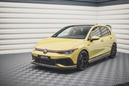 Street+ Spoilerlippe Front Ansatz V.3 passend für VW Golf GTI Clubsport Mk8 schwarz Hochglanz