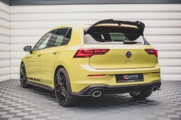 Heck Ansatz Flaps Diffusor V.2 für VW Golf 8 GTI Clubsport schwarz matt