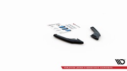 Heck Ansatz Flaps Diffusor V.2 passend für VW Golf 8 GTI Clubsport schwarz matt