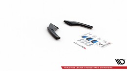 Heck Ansatz Flaps Diffusor V.2 passend für VW Golf 8 GTI Clubsport schwarz matt