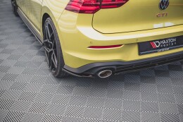 Heck Ansatz Flaps Diffusor V.2 für VW Golf 8 GTI Clubsport schwarz Hochglanz