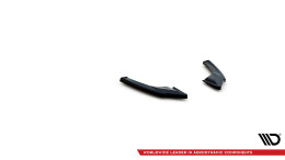 Heck Ansatz Flaps Diffusor V.2 passend für VW Golf GTI Clubsport Mk8 Facelift schwarz Hochglanz