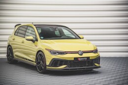Street Pro Spoilerlippe Front Ansatz passend für VW Golf 8 GTI Clubsport rot