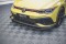Street Pro Cup Spoilerlippe Front Ansatz für VW Golf 8 GTI Clubsport SCHWARZ+ HOCHGLANZ FLAPS
