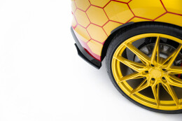 Street Pro Heck Ansatz Flaps Diffusor passend für VW Golf 8 GTI Clubsport SCHWARZ