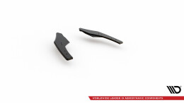 Street Pro Heck Ansatz Flaps Diffusor passend für VW Golf 8 GTI Clubsport SCHWARZ