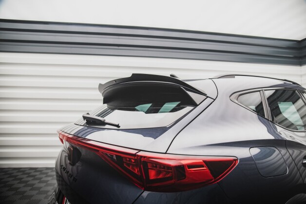 Heck Spoiler Aufsatz Abrisskante passend für Cupra Formentor schwarz Hochglanz