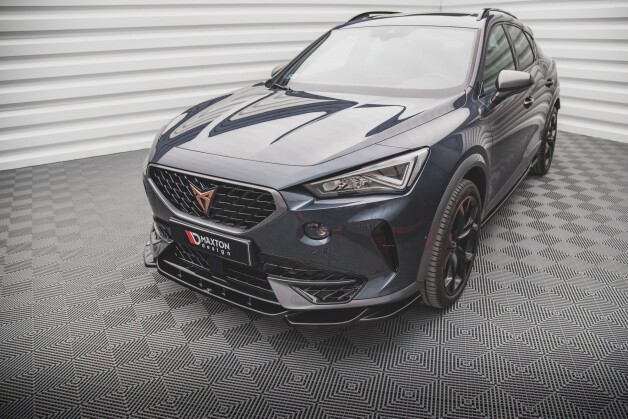 Cup Spoilerlippe Front Ansatz V.1 passend für Cupra Formentor schwarz Hochglanz