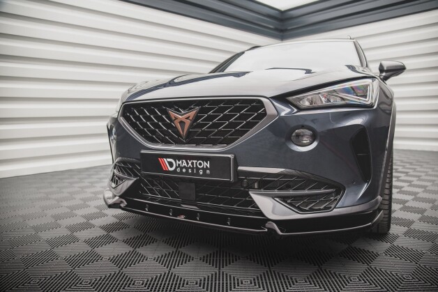 Cup Spoilerlippe Front Ansatz V.2 passend für Cupra Formentor schwarz Hochglanz