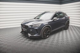 Street+ Spoilerlippe Front Ansatz V.2 passend für CUPRA Formentor schwarz Hochglanz