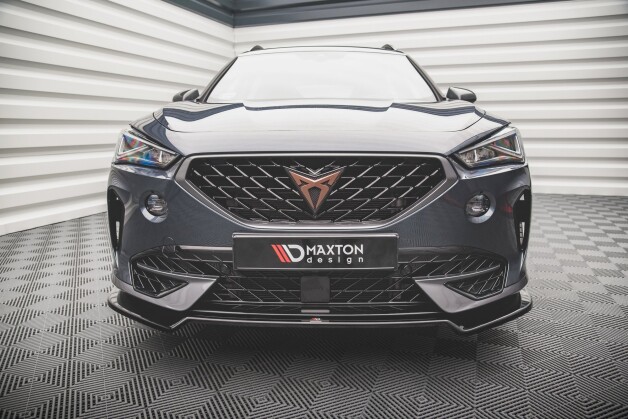 Cup Spoilerlippe Front Ansatz V.3 passend für Cupra Formentor schwarz Hochglanz
