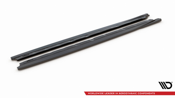 Seitenschweller Ansatz Cup Leisten V.1 passend für Cupra Formentor Mk1 Facelift schwarz Hochglanz