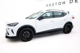 Seitenschweller Ansatz Cup Leisten V.1 passend für Cupra Formentor Mk1 Facelift schwarz Hochglanz