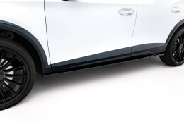 Seitenschweller Ansatz Cup Leisten V.1 passend für Cupra Formentor Mk1 Facelift schwarz Hochglanz