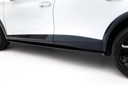 Seitenschweller Ansatz Cup Leisten V.1 passend für Cupra Formentor Mk1 Facelift schwarz Hochglanz