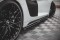 Seitenschweller Ansatz Cup Leisten für Audi R8 Mk2 Facelift schwarz Hochglanz