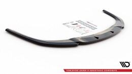 Cup Spoilerlippe Front Ansatz für Mitsubishi Lancer Sportback Mk8 schwarz Hochglanz