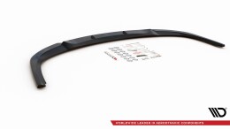 Cup Spoilerlippe Front Ansatz passend für Mitsubishi Lancer Sportback Mk8 schwarz Hochglanz