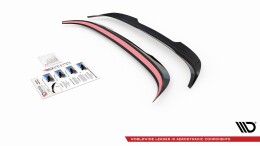 Heck Spoiler Aufsatz Abrisskante passend für Mitsubishi Lancer Sportback Mk8 schwarz Hochglanz