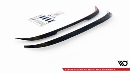 Heck Spoiler Aufsatz Abrisskante passend für Mitsubishi Lancer Sportback Mk8 Carbon Look