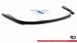 Heck Ansatz Flaps Diffusor für Mistubishi Lancer Sportback Mk8 schwarz Hochglanz