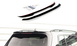 Heck Spoiler Aufsatz Abrisskante passend für BMW X7 M-Paket G07 schwarz Hochglanz