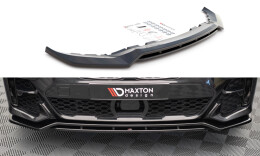 Cup Spoilerlippe Front Ansatz V.1 passend für BMW X7 M-Paket G07 schwarz Hochglanz