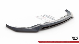 Cup Spoilerlippe Front Ansatz V.1 passend für BMW X7 M-Paket G07 schwarz Hochglanz