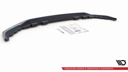 Cup Spoilerlippe Front Ansatz V.1 passend für BMW X7 M-Paket G07 schwarz Hochglanz