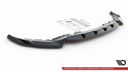 Cup Spoilerlippe Front Ansatz V.2 passend für BMW X7 M-Paket G07 schwarz Hochglanz