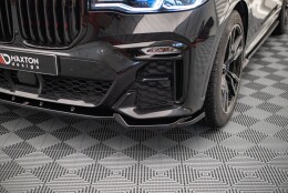 Street+ Spoilerlippe Front Ansatz V.2 passend für BMW X7 M-Paket G07 schwarz Hochglanz