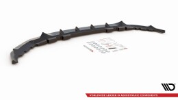 Cup Spoilerlippe Front Ansatz V.3 passend für BMW X7 M-Paket G07 schwarz Hochglanz